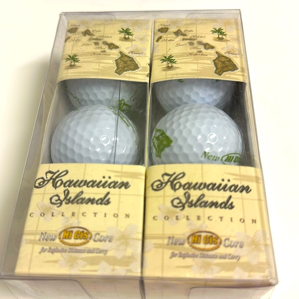 6 New Hawaiian Golf Balls